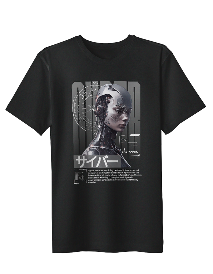Women’s Cyber T-Shirt – Futuristic Style Meets Everyday Comfort