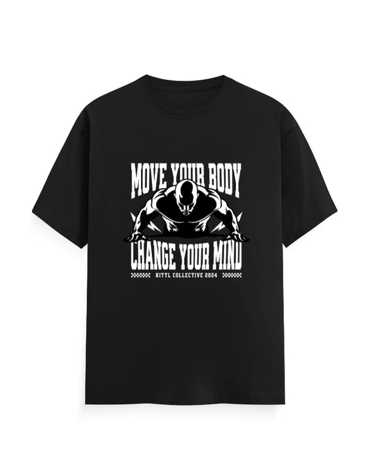 Men's Move Your Body Change Your Mind T-Shirt | Motivational Gym & Fitness Tee