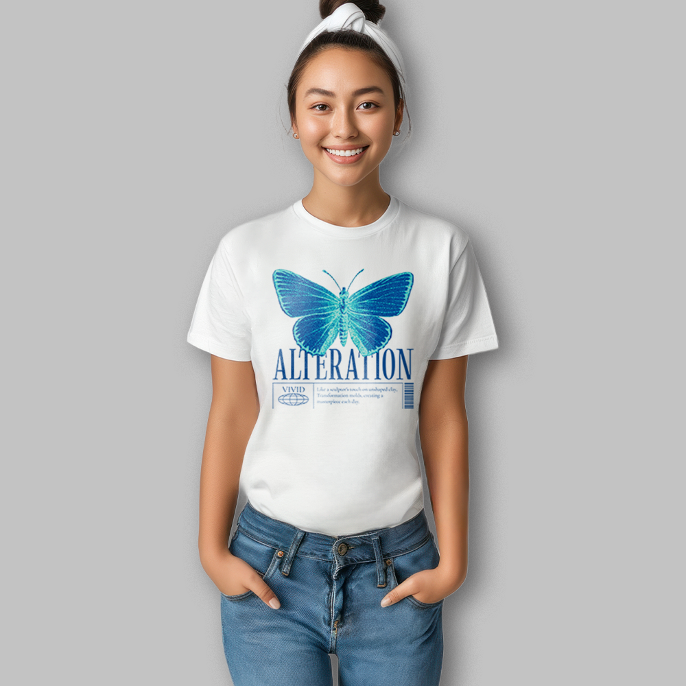 Women's Soft Cotton, Strong Symbol – Alteration Graphic T-Shirt