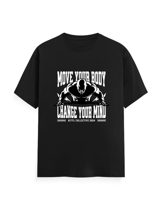 Men's Move Your Body Change Your Mind T-Shirt | Motivational Gym & Fitness Tee