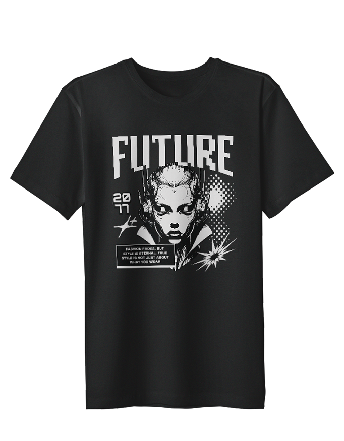 Step Into Tomorrow – Women’s Future Graphic T-Shirt for Bold Street Style