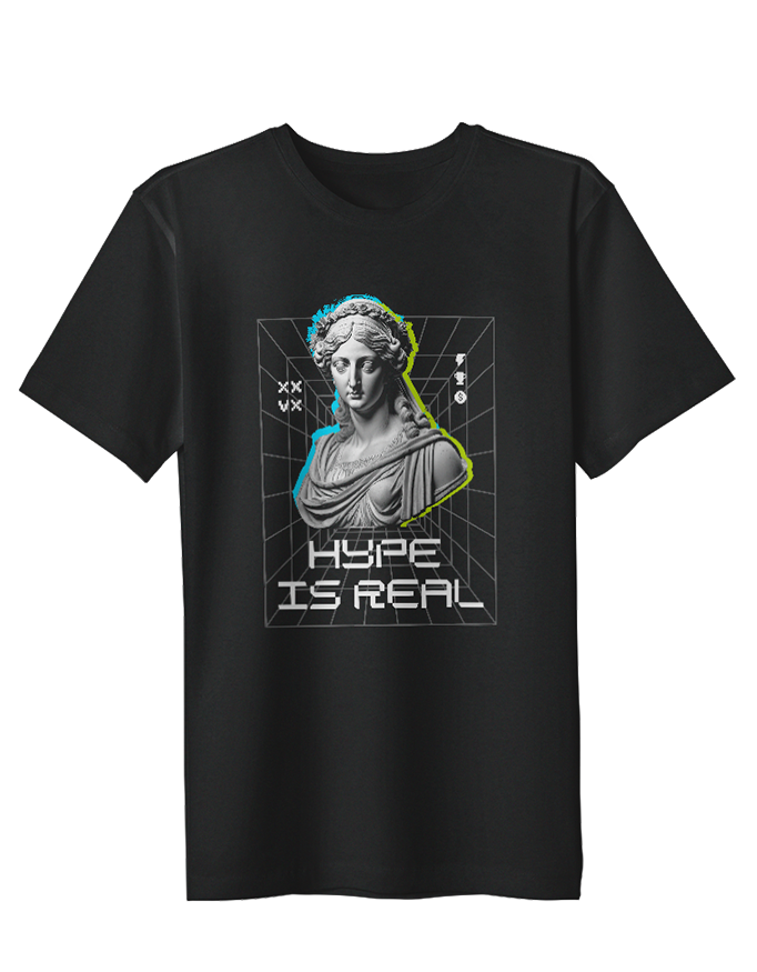 Women’s Hype Is Real T-Shirt – Bold Style Meets Modern Streetwear